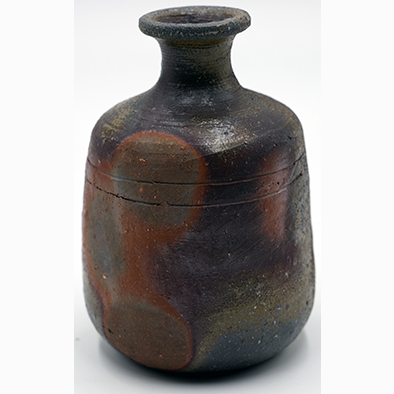 備前焼 徳利 C-1 （伊勢崎 競 作） - 赤磐雄町（あかいわおまち）・酒